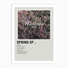 Printemps Ep – Wallows (2018) Canva Poster Decor 2 Art Print