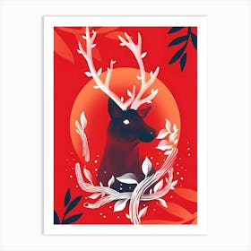 Charming Deer Art Print