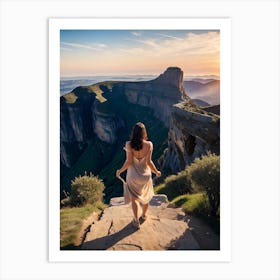 Sunrise At The Mountain Art Print