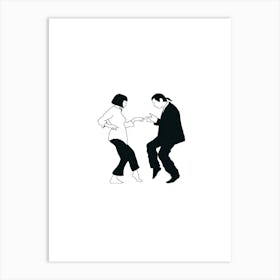 Couple Dancing 1 Art Print