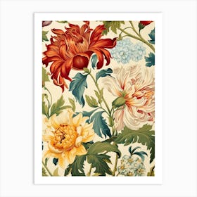 Chrysanthemums 2 Art Print