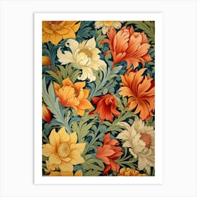 Floral Pattern 23 Art Print