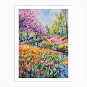 Tulip Garden 2 Art Print