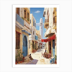 Egyptian Street 1 Art Print