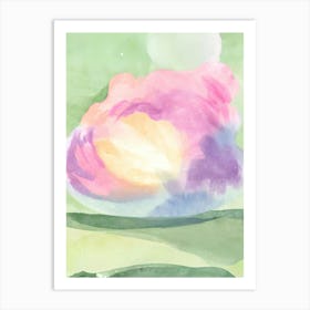 Pink Cloud Art Print