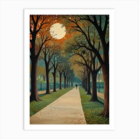 William Morris Walk In The Park Art Print