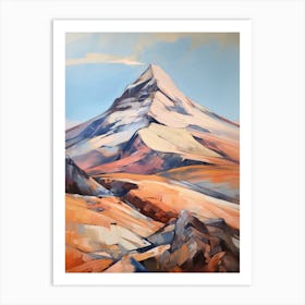 Beinn Ghlas Scotland Mountain Painting Art Print