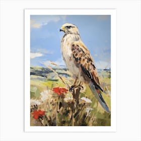 Bird Painting Falcon 5 Art Print