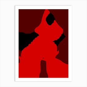 Red And Black 1 Art Print