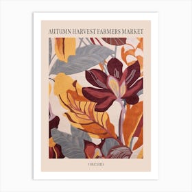 Fall Botanicals Orchid 2 Poster Art Print