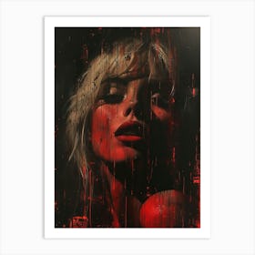 'The Girl In Red' 1 Art Print