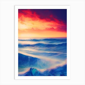 Ocean Sunset Art Print