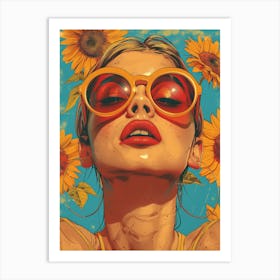 Sunflowers 1 Art Print