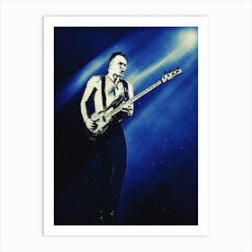 Superstars Of Sting Back To Bass Art Print