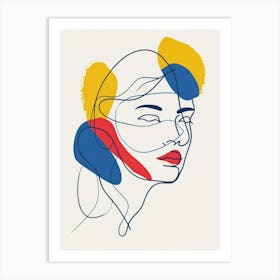 Portrait Of A Woman 97 Art Print