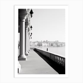 Marseille, France, Mediterranean Black And White Photography Analogue 1 Art Print