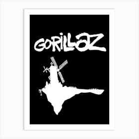 Gorillaz Art Print