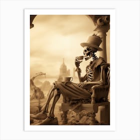 Frank Naipauls Skeletons Is One Of My Favorite Works Art Print