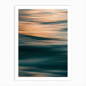 Sunset At The Beach Art Print