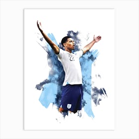 Jude Bellingham World Cup Art Print