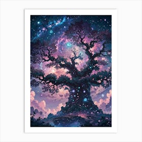 Tree In The Sky 5 Art Print