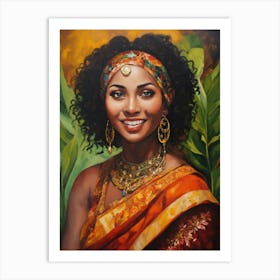 African Beauty Art Print