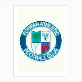 Forfar Athletic Fc League Scotland Art Print