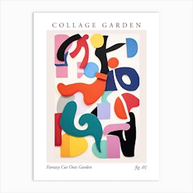 Collage Garden 01 Art Print