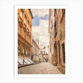 Griechengasse Vienna Alley Art Print