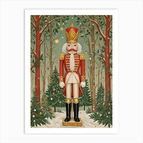 Nutcracker In The Woods Art Print