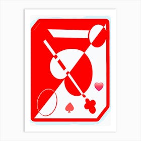 Card Game Icon Art Print