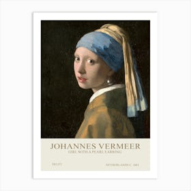 Johannes Vermeer - Girl Art Print