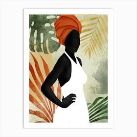 Woman In A Turban Art Print