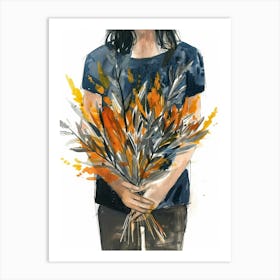 Autumn Bouquet 1 Art Print