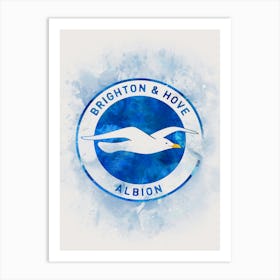 Brighton & Hove Albion 2 Art Print