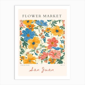 Flower Market 75 Art Print