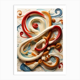 Letter E Art Print