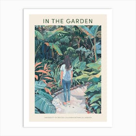 In The Garden Poster University Of British Columbia Botanical Garden Canada Art Print