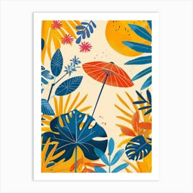 Tropical Print 2 Art Print