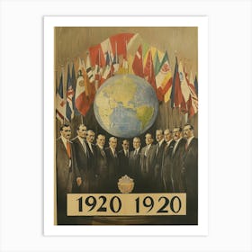 Aihrgdesign A Vintage Poster Commemorating The First Assembly 12e2fa4a 33d0 4d5b Ab4b Cfbf6f5c73ee 2 Art Print