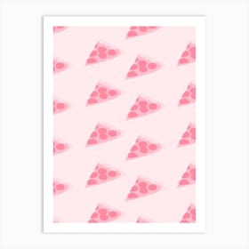 Pink Pizza 2 Art Print