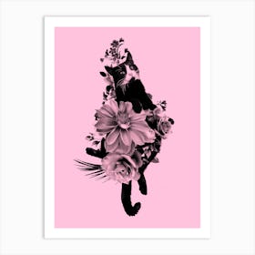 Flower Cat Poster