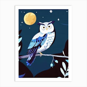 Luxmango Night Owl Art Print