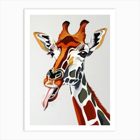 Giraffe 156 Art Print