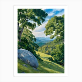 Mountain View 1 Art Print