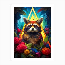 Raccoon Art Print