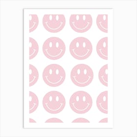 Smiley Faces Art Print