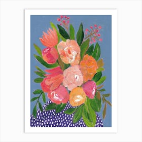 Bouquet Of Flowers Art Print