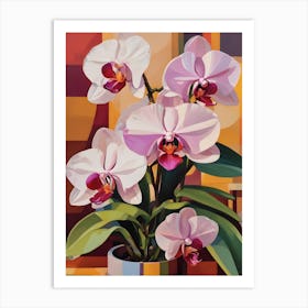 Phalaenopsis Orchids Abstract 1 Art Print