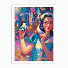 Snow White And The Seven Dwarfs 3 Art Print